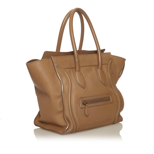Celine Micro Luggage Tote Leather Handbag Top quality Replica mysite