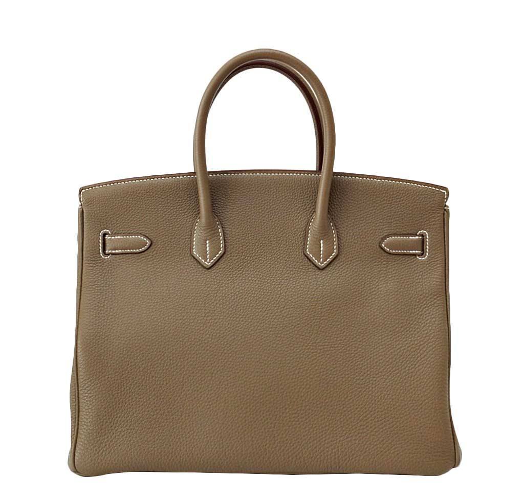 Hermes Etoupe Togo Birkin 35 Bag Top quality mysite