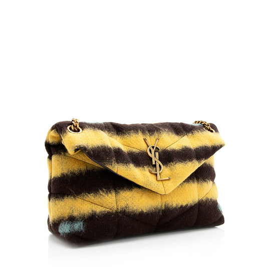 Saint Laurent Quilted Wool Loulou Puffer Shoulder Bag 19271 mysite