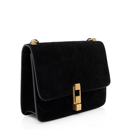 Saint Laurent Suede Le Carre Satchel - FINAL SALE 18712 mysite