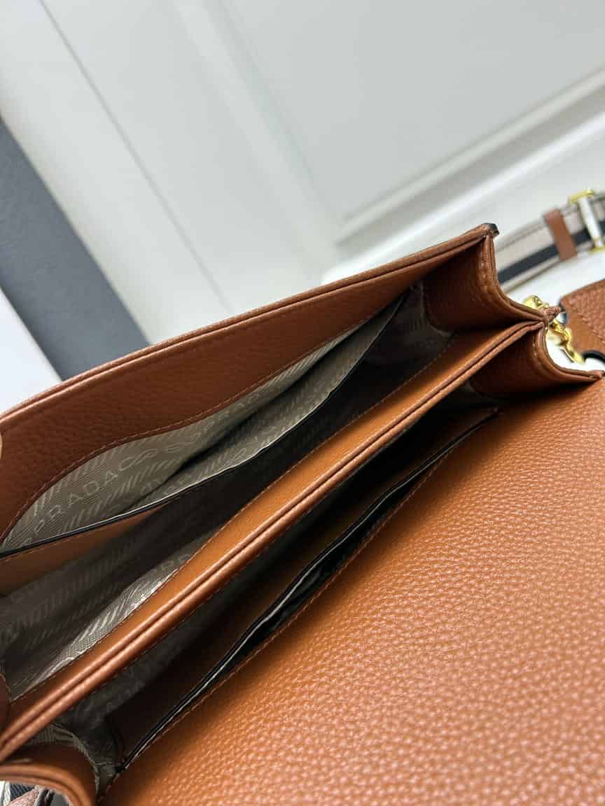 Prada Dual Strap Flap Crossbody Bag  Luxury