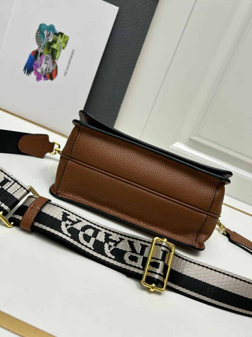 Prada Dual Strap Flap Crossbody Bag  Luxury