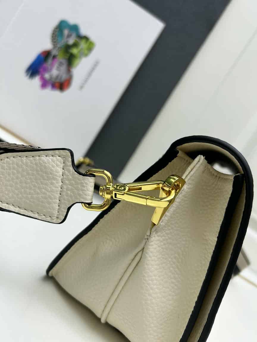 Prada Dual Strap Flap Crossbody Bag  Luxury