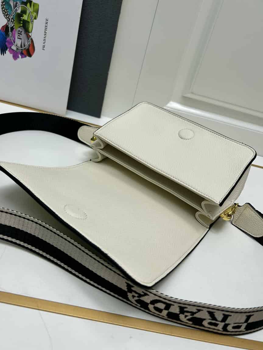 Prada Dual Strap Flap Crossbody Bag  Luxury